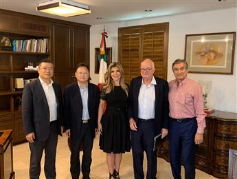 Ganfeng chairman, Sonora Governor, BCN Chairman and Minister for Economy