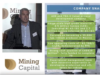 Investor Presentation at Mining Capital Conference